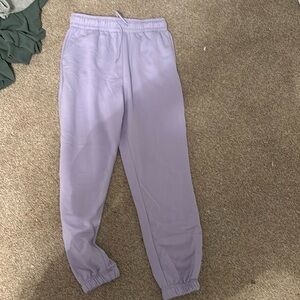 Purple sweatpants